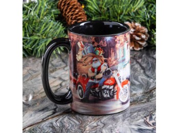 Harley-Davidson® 2025 Weihnachts-Tasse Biker Santa & Mrs. Claus