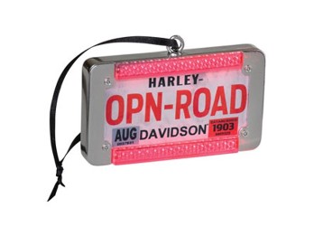 H-D LED License Plate Ornament