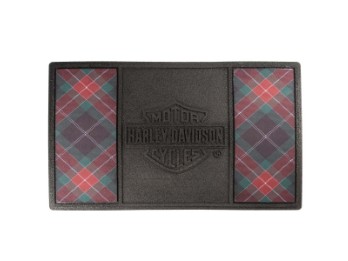 Harley-Davidson® Eingangsmatte mit festlichem Karomuster