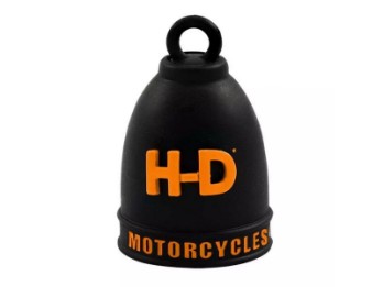 Harley-Davidson© Ride Bell Glücksbringer Glocke Glöckchen "Black & Orange", schwarz/orange