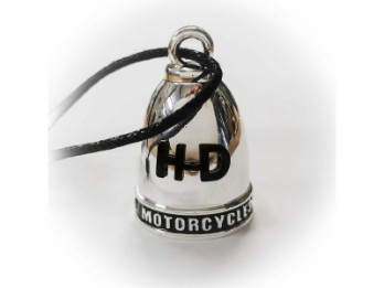 Harley-Davidson© Ride Bell Glücksbringer Glocke Glöckchen "Black & Silver", schwarz/silber