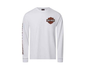 Harley-Davidson® Dealer Longsleeves "B&S on White / Moin"