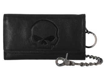 Harley-Davidson® Herren Geldbörse mit Kette Skull