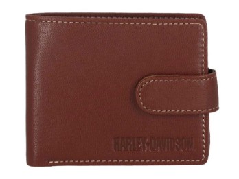 Harley-Davidson® Herren Geldbörse Snap Billfold aus Leder