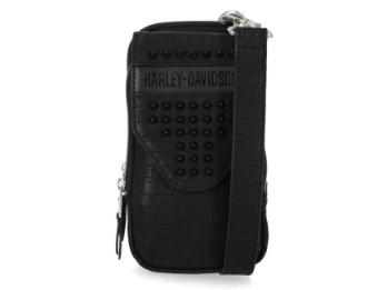 Harley-Davidson® Damen-Umhängetasche / Phonecase mit Nieten