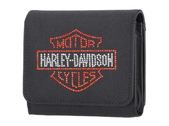 Harley-Davidson® Damen Geldbörse B&S Strass