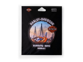 Harley-Davidson® Dealer-Patch Aufnäher Köhlbrandbrücke