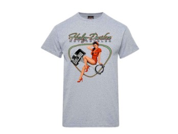 Harley-Davidson® Dealer T-Shirt Piston Pinup 
