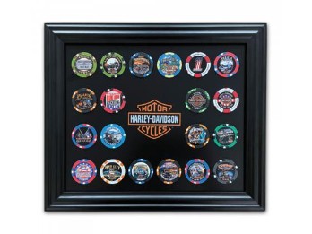 Harley-Davidson® Classic Magnetic Poker Chip Rahmen