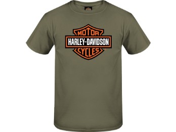 Harley-Davidson® Dealer-T-Shirt Bar & Schield/Skull BP für Herren