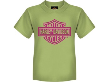 Harley-Davidson® T-Shirt "Bar & Shield 1 Yth Lime" 