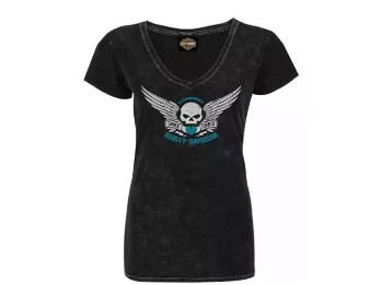 Harley-Davidson® Dealer T-Shirt "Willi Wings" für Damen