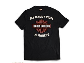 Harley-Davidson® T-Shirt My Daddy rides a Harley für Kids