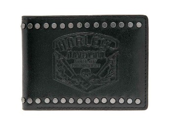 Harley‑Davidson® Herren „Soul Journey“ Leder‑Geldbörse
