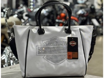 Harley-Davidson® Shopper mit Glitzer-Open-Bar & Shield