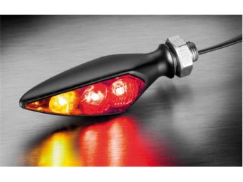 Kellermann Rhombus S Dark LED Blinker/Rücklicht/Bremslicht hinten rechts 