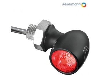 Kellermann Atto® RB LED Taillight Horizontal mount, Clear Lens Black Clear