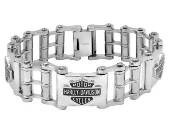 Steel Bike Chain B&S Bracelet