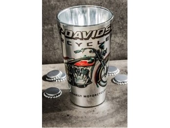 Glass Pint, H-D, Vintage Motorcycle