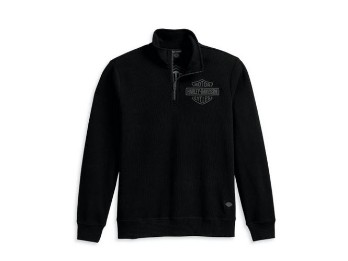 MOCKNECK-KNIT,BLACK