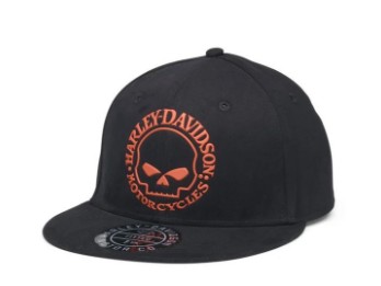 CAP-BB,WOVEN,BLACK/ORANGE