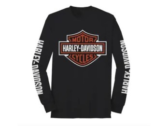 Harley-Davidson® Langarm-Shirt " Bar&Shield" für Herren