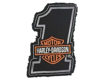 Harley-Davidson # 1 Bar & Shield Aufnäher