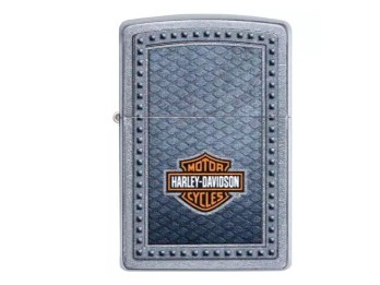 Original Zippo Feuerzeug Harley-Davidson® Logo und Nieten