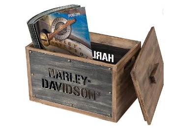 Harley-Davidson® Aufbewahrungsbox aus Holz