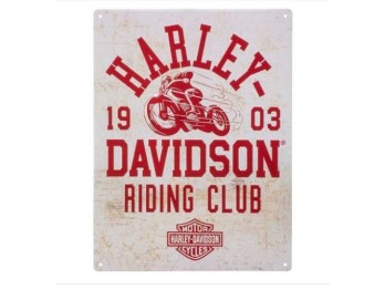 Harley-Davidson® Blechschild "H-D Riding Club"