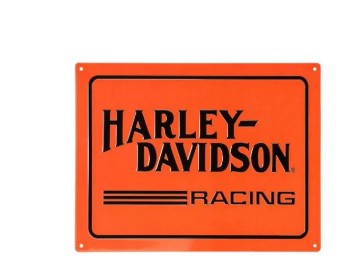 Harley-Davidson® Blechschild "H-D Racing"