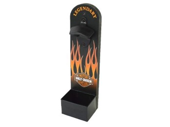 Harley-Davidson® Wandflaschenöffner "H-D Flames"