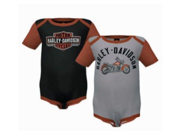 Harley-Davidson® 2-teiliges Baby-Body-Set für Jungen