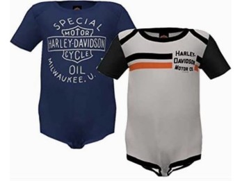 Harley-Davidson® 2-teiliges Baby-Body-Set für Jungen