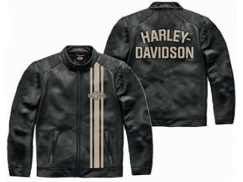 Harley-Davidson® Kunstleder-Racer-Jacke für Jungen