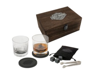 Harley-Davidson® Premium Whiskyglas-Geschenkset