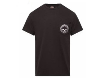 Harley-Davidson® Dealer T-Shirt Willi G Pocket mit Köhlbrandbrücke
