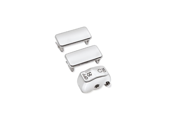 71656-07, KIT, CHROME AUX SWITCH CAPS