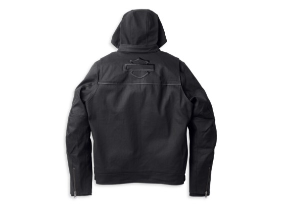 Harley-Davidson in Motorradjacke 