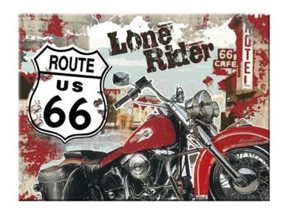 S9-14263 route 66 magnet lone rider