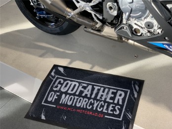 Godfather of Motorcycles, Doormat / Fußmatte / Fußabstreifer / Logomatte