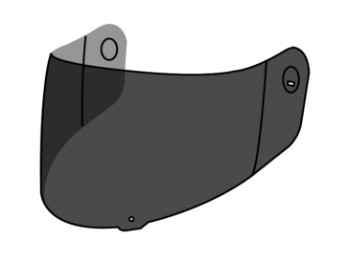 VISOR DARK SMOKE ST 501