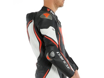 Dainese Misano 2 D-Air® Airbag 1-Teiler Perforierte Motorrad Lederkombi