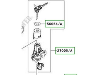 Kawasaki Zündschloss ZX1000 2011-20012