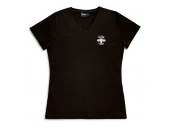 t-shirt mechanikerin damen schwarz