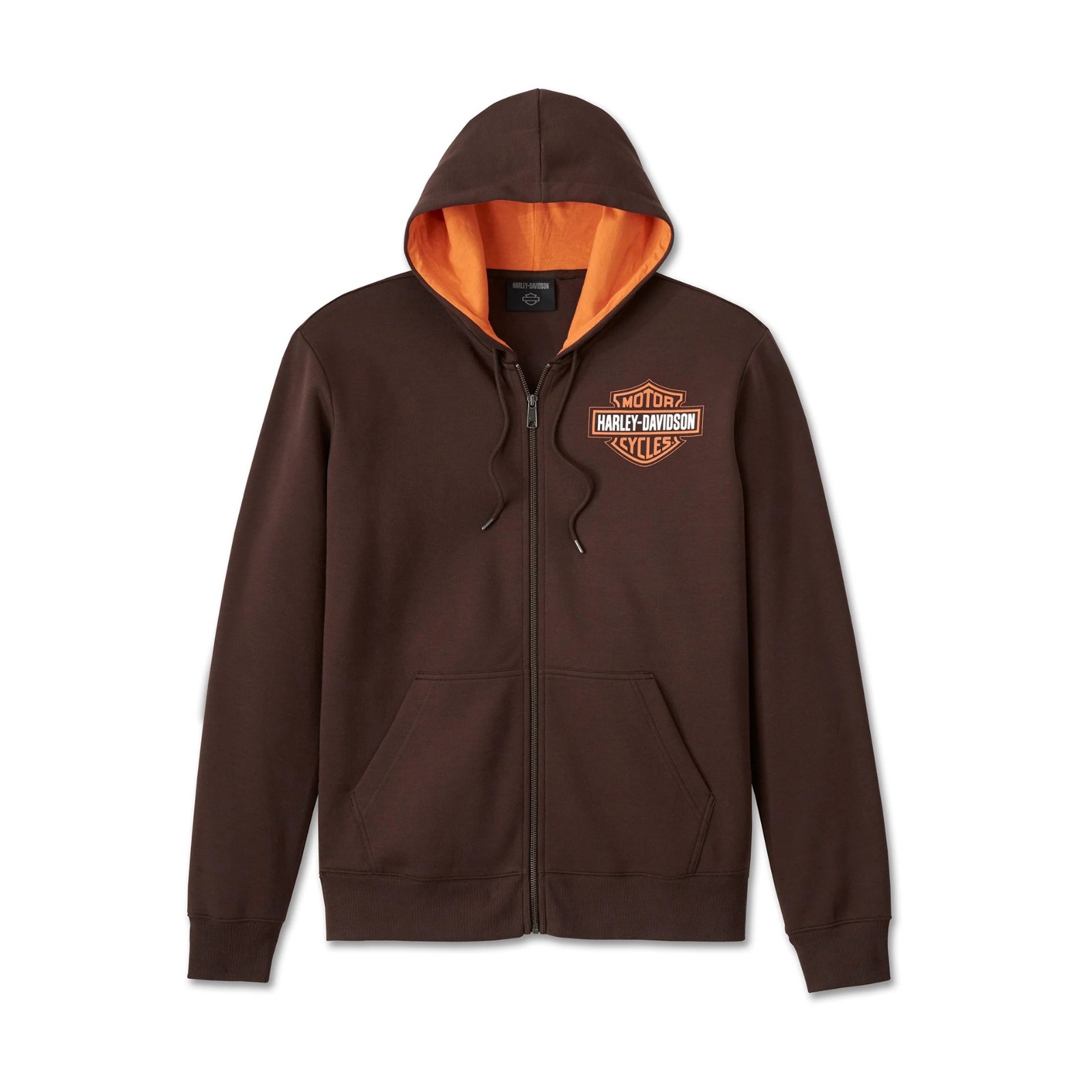 Harley-Davidson Sweatjacken Hoodie Zip-Up Spirit of Freedom Java