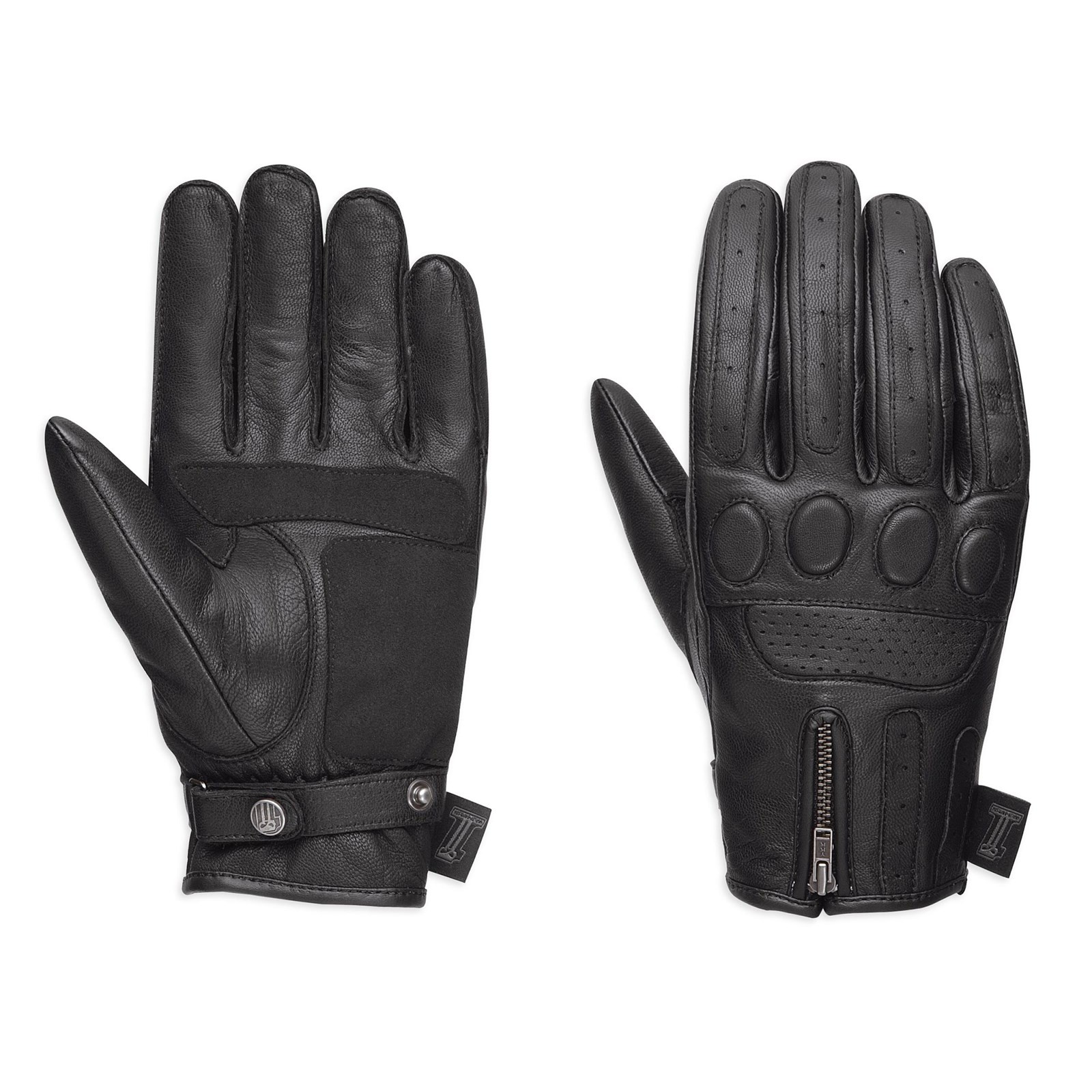 Harley-Davidson Handschuhe #1 Skull Schwarz