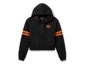 Harley-Davidson Essential Full Zip Hoodie für Damen - Harley Black 96575-26VW