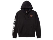 Harley-Davidson Zip Hoodie Sweatjacke Route 66 Anniversary schwarz 96806-26VX Unisex