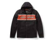 Harley-Davidson Men's H-D Trenton Deflector 2.0 Hooded Riding Fleece 97179-26VM